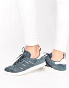 Adidas Originals Navy Suede Ponyskin Sneakers - Navy