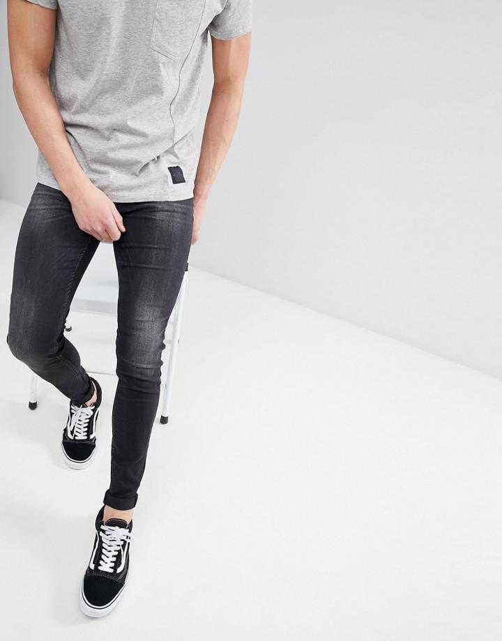 Cheap Monday Him Spray Super Skinny Jeans - Black