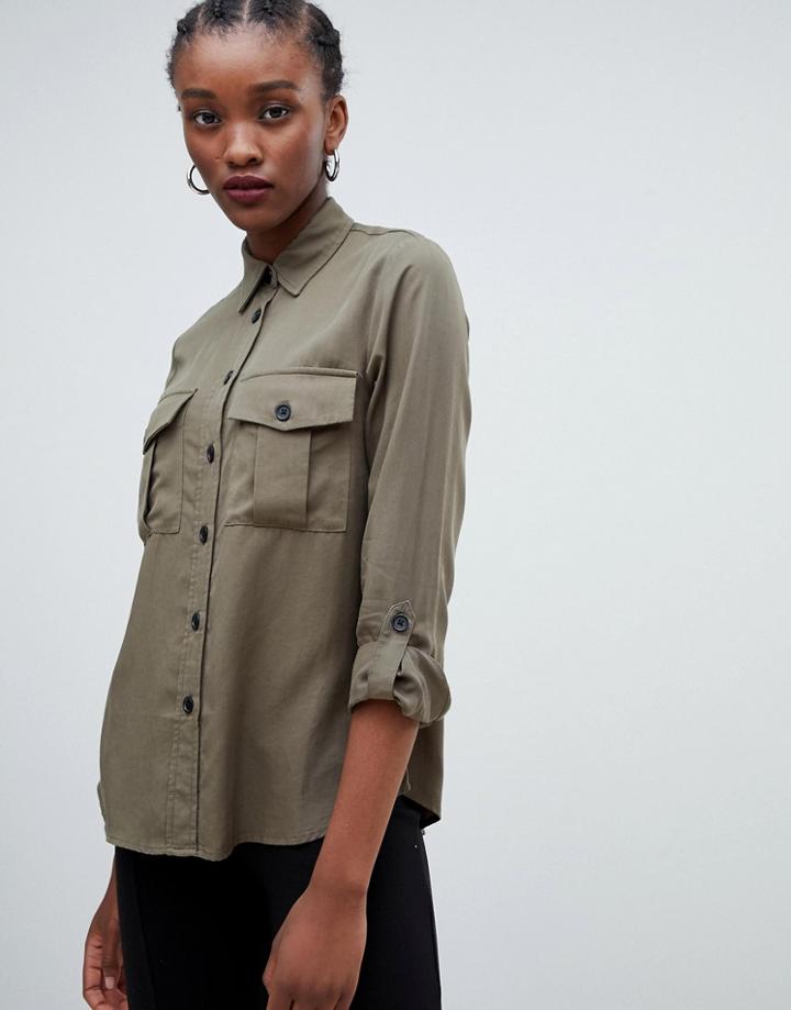 New Look Utility Shirt - Green