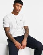 Hugo Dero212 Small Contrast Logo T-shirt In White