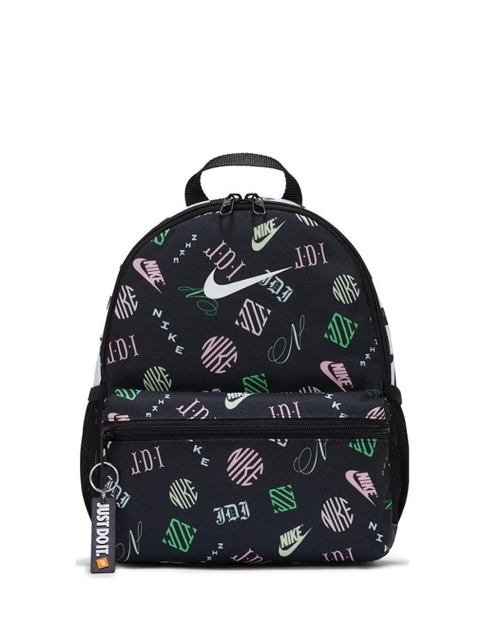 Nike Brasilia Jdi Mini All Over Print Backpack In Black