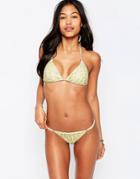 Melissa Odabash Triangle Bikini Set In Jungle Print - Jungle