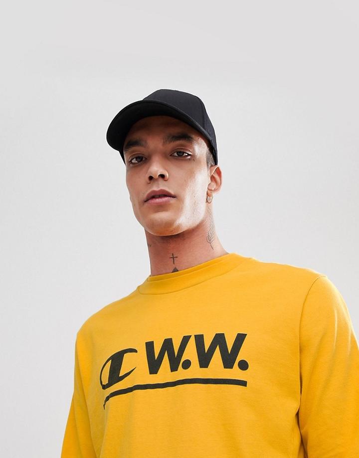 Champion X Wood Wood Long Sleeve T-shirt In Yellow - Yellow