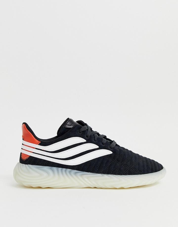 Sobakov Sneakers Black With Gum Sole In Black - Black