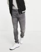 River Island Super Skinny Jeans In Washed Black