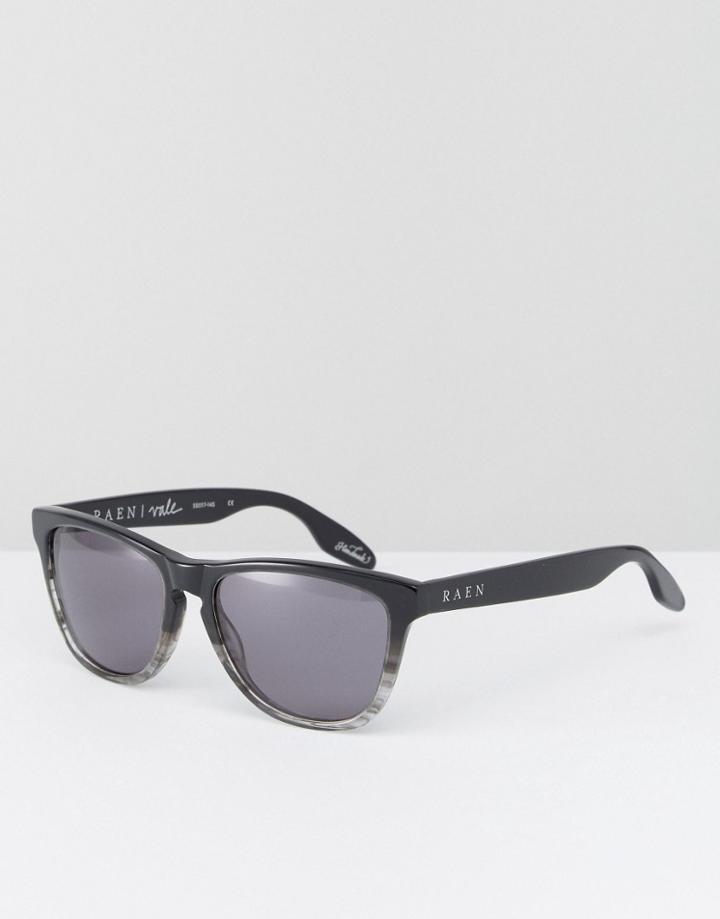 Raen Vista Square Sunglasses In Varley Black - Black