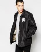 G-star Jacket Hedrove Coach Back Logo In Black - Black