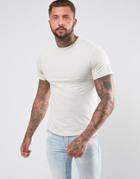 Another Influence Curved Hem T-shirt - Gray