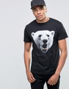 D-struct Polar Bear T-shirt - Black