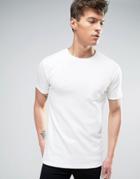 Redefined Rebel T-shirt In Heavy Jersey With Pocket - White
