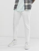 Asos Design Classic Rigid Jeans In White