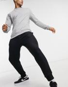 River Island Fleece Sweatpants-grey