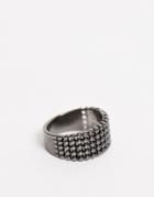 Asos Design Ball Chain Detail Ring