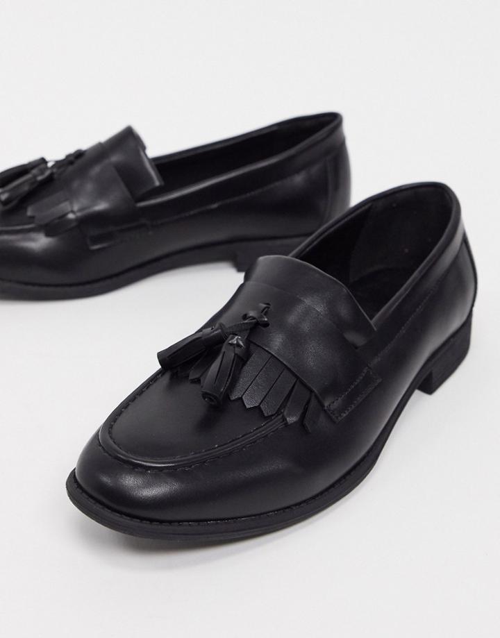 New Look Tassel Loafer In Black