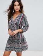 Anmol Printed Beach Dress - Multi