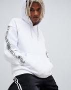 Weekday Big Hawk Hoodie With Taping In White - White