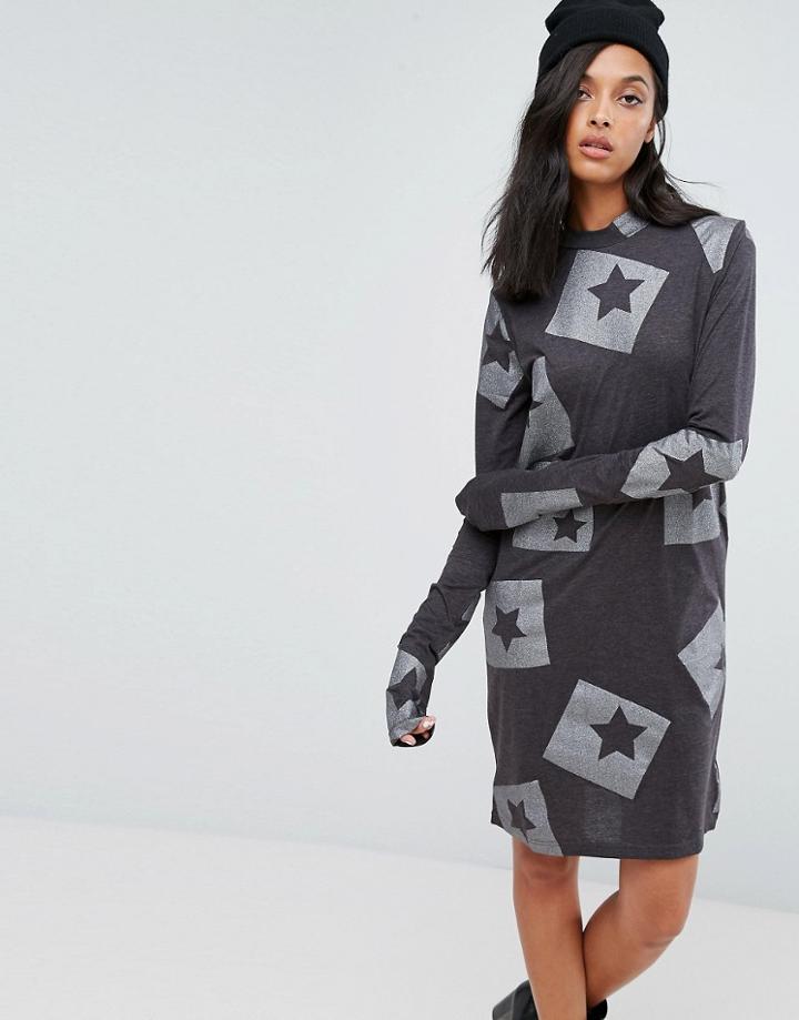 Cheap Monday Strict Bodycon Dress - Gray