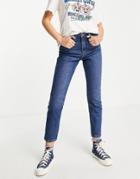 Monki Mom Jeans In Blue-blues