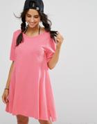 Billabong Essential Beach Swing Dress In Washed Pink - Pink