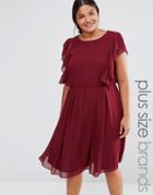 Lovedrobe Ruffle Dress - Red