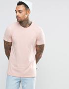 Criminal Damage T-shirt With Small Logo - Pink