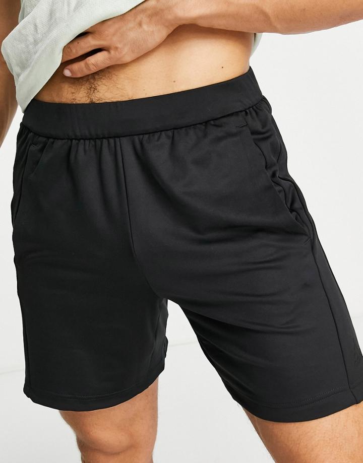 Adidas Yoga Elements Shorts In Black