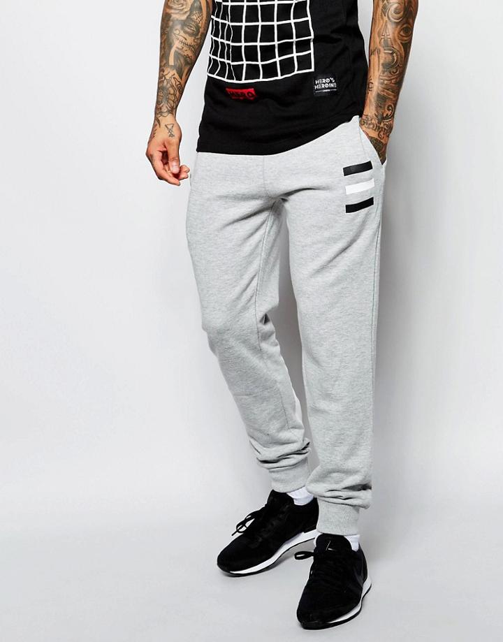 Hero's Heroine Block Jogger - Gray
