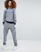 Champion Relaxed Joggers With Script Logo - Navy