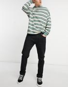 Weekday Easy Jeans In Almost Black