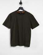 Boss Tchup T-shirt In Khaki-green