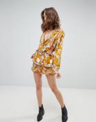 Rd & Koko High Waisted Frill Short - Yellow