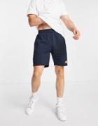 Ellesse Reflective Logo Shorts In Navy