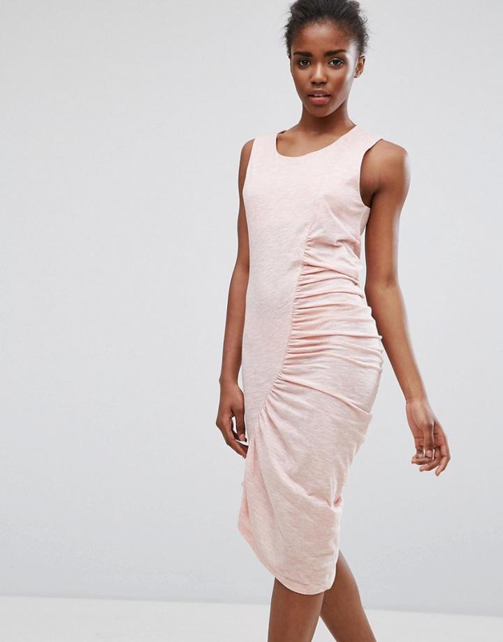 Minimum Asymmetric Dress - Pink