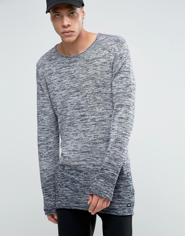 Dr Denim Nick Knitted Sweater - Navy