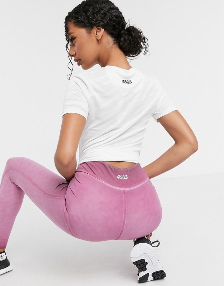 Asos 4505 Oil Wash Legging-purple