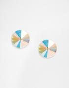 Only Child Constellation Crystal Stud Earrings - Multi