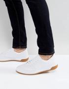 Fred Perry B1 Sports Authentic Quilted Leather Tennis Sneakers In White - White