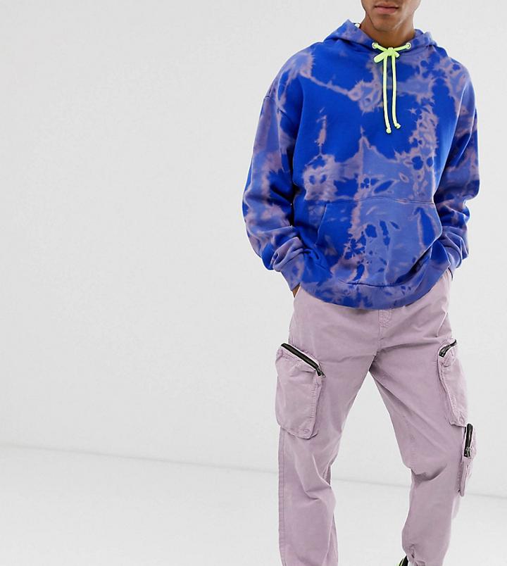 Collusion Skater Fit Cargo Pants - Pink