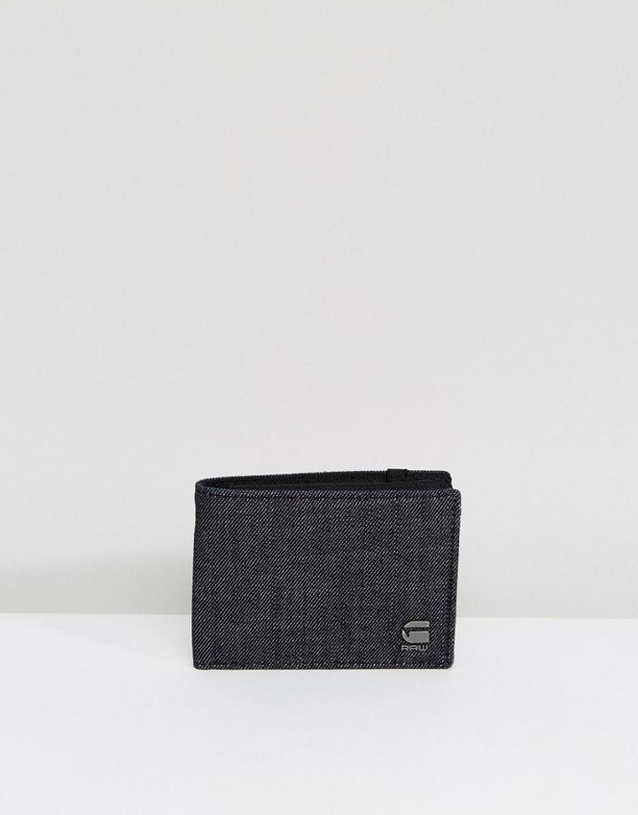 G-star Barran Denim Wallet - Blue
