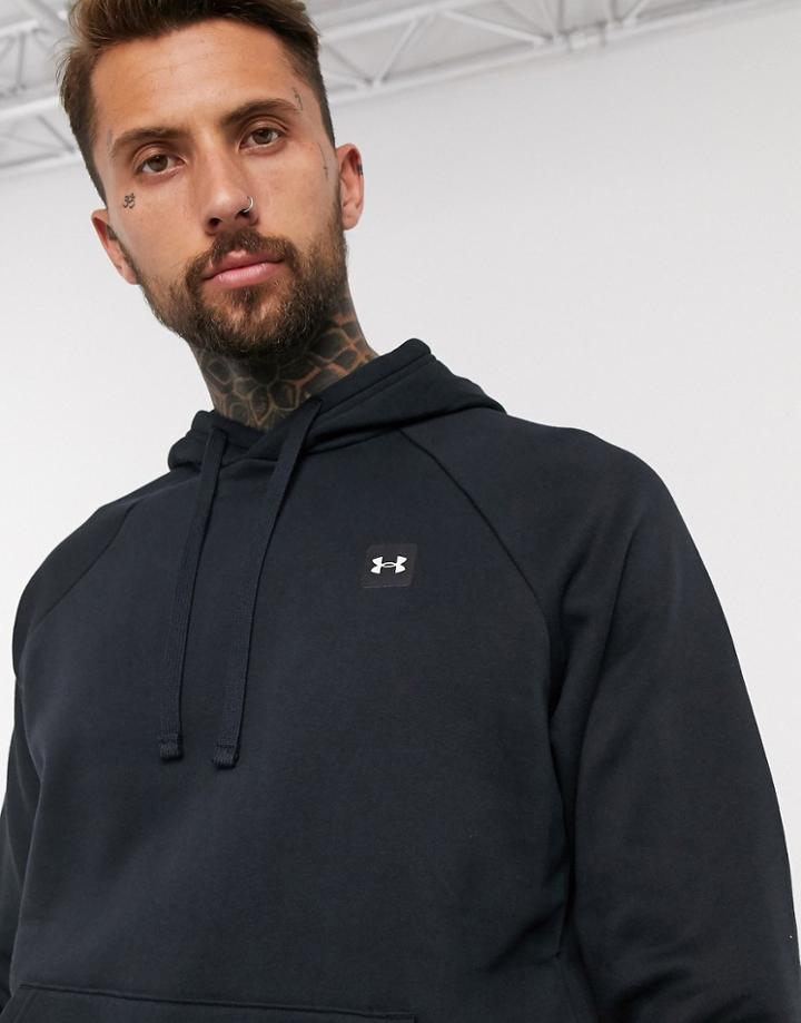 Under Armour Rival Fleece Hoodie In Black