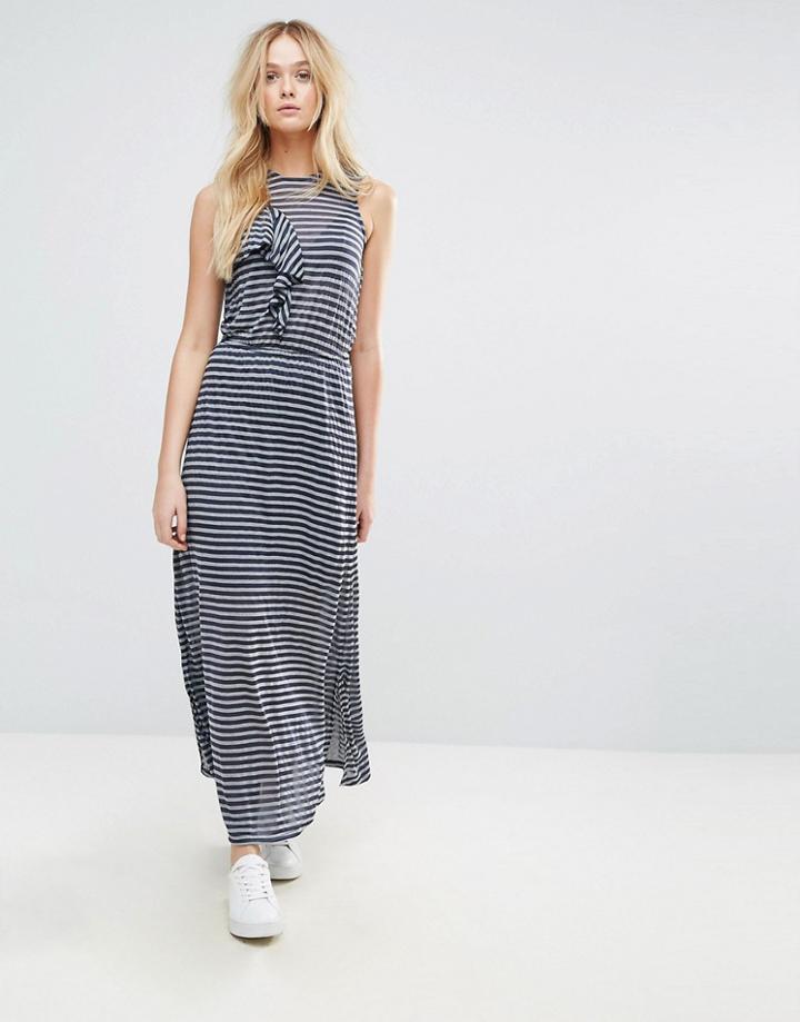 Y.a.s Storma Stripe Maxi Dress - Multi