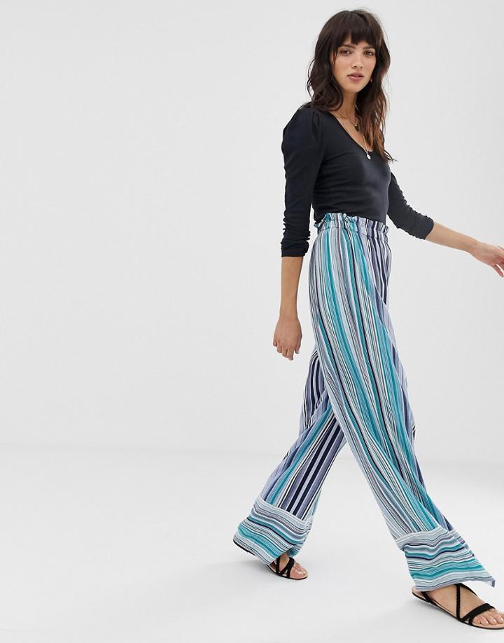 Band Of Gypsies Stripe Pants-blue
