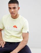 Ellesse Balansat T-shirt With Logo In Yellow - Yellow