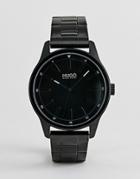 Hugo 1530040 Dare Bracelet Strap Watch In Black - Black