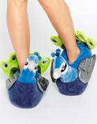 Asos Nayla Peacock Slippers - Blue