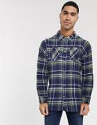 Soul Star Check Shirt-black