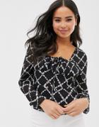 The East Order Romy Long Sleeve Top - Black