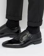 Kg Kurt Geiger Brook Leather Monk Shoes - Black