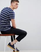 Lee Jeans Striped T-shirt - Navy