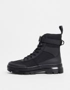 Dr Martens Combs Tech Ankle Strap Ankle Boots In Black